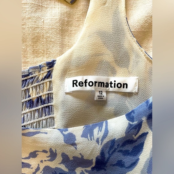 Reformation Twilight Dress Lucerne Size 12 - Picture 3 of 8